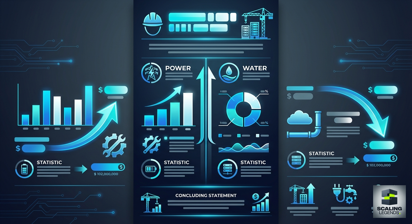 Infographic: AI Data Center Construction Boom 2026: Power and Water Challenges Explained