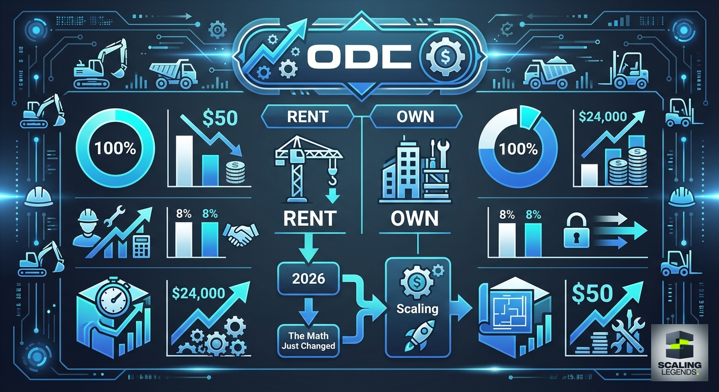 Infographic: Construction Equipment: Rent or Own in 2026? The Math Just Changed
