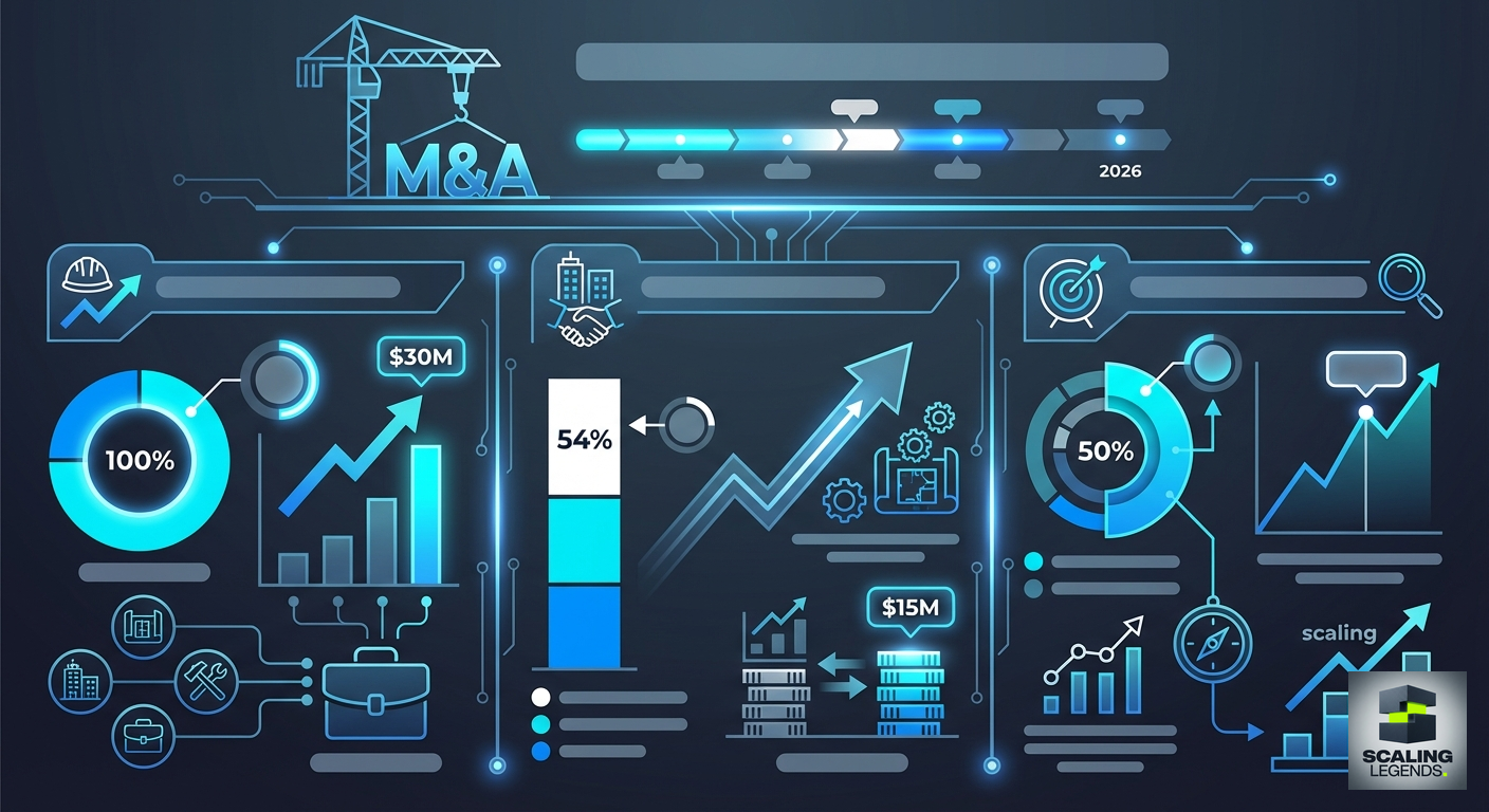 Infographic: Construction M&A 2026: Are You a Buyer, Seller, or Target?